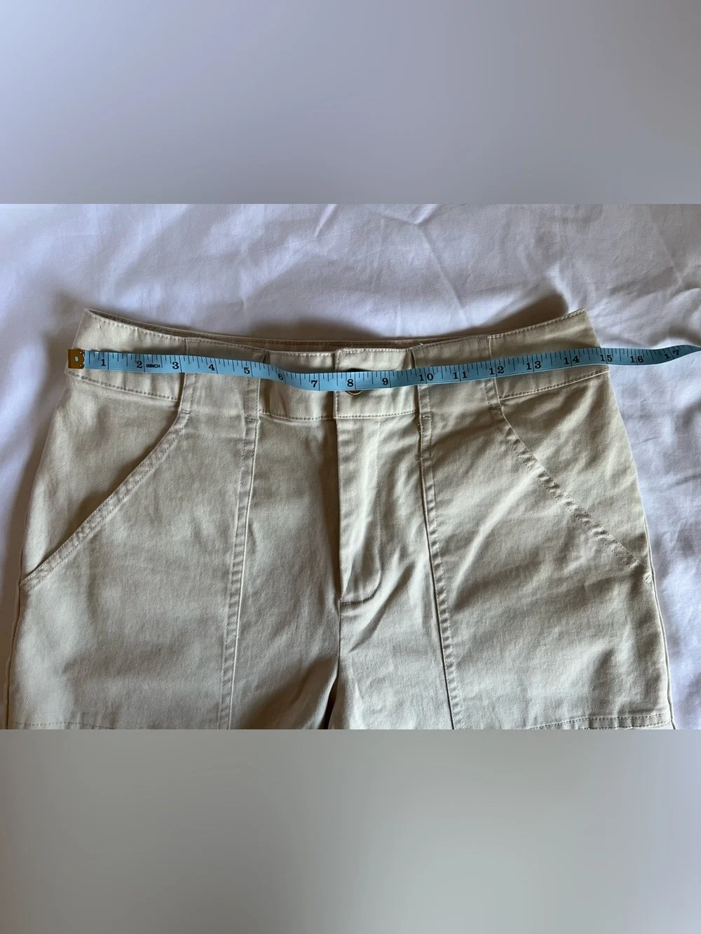 Nili Lotan x Target Wide Leg Pants White Birch